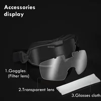 Очки для страйкбола с вентилятором#3