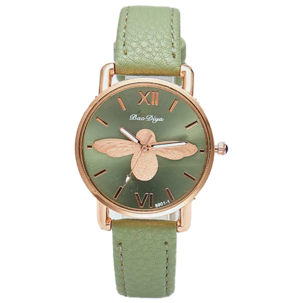 

Luxury Simple Casual Bee Watch for Women Vintage Ladies Cute Quartz Wristwatches Female Clock Reloj Mujer часы