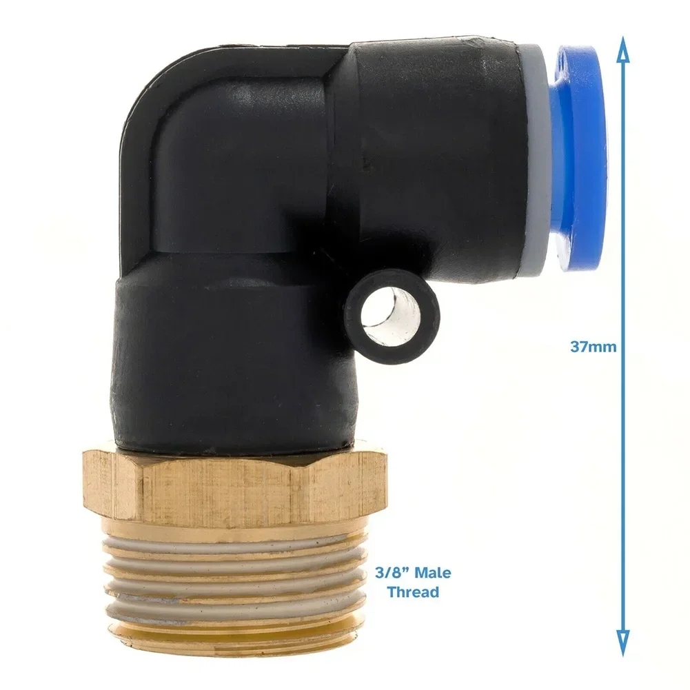 Полиуретан/нейлон соединитель трубки латунь 8 мм трубка к 38 наружной резьбе