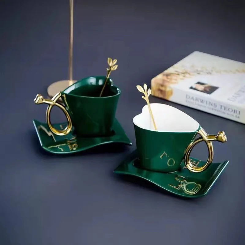 

Retro Ceramic Coffee Mug With Saucer Cups for Coffee and Tea Mugs Chinese Pot Green Tea Sets Complete Set Teeware Teware Gaiwan