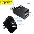 Адаптер-концентратор USB 3,0 2,0, мини-разветвитель для ПК, ноутбука, Macbook, высокоскоростное устройство для чтения U-дисков для Huawei, Xiaomi