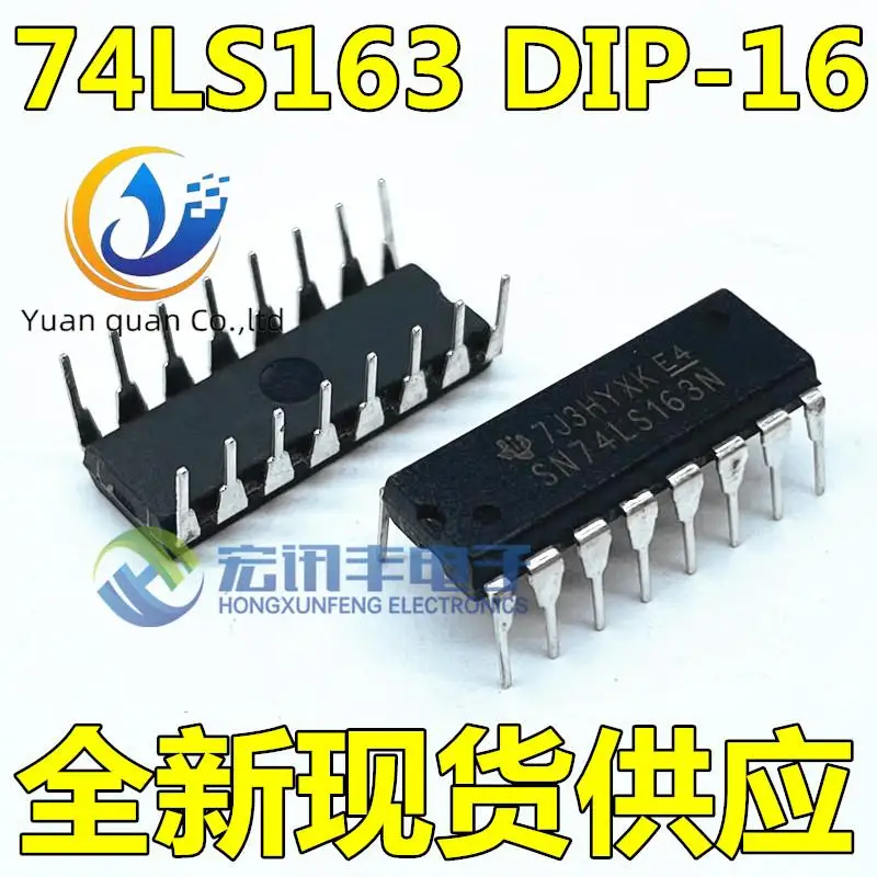 

30pcs original new SN74LS163N HD74LS163P 74LS163 four-bit binary synchronous clear count