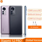 Глобальная версия Смартфон Xiaomi Mi 12 Pro 5G Snapdragon 8 Gen 1 NFC 50MP Камера 120 Гц Дисплей 4600 мАч Аккумулятор 120 Вт Быстрая зарядка мобильный телефон