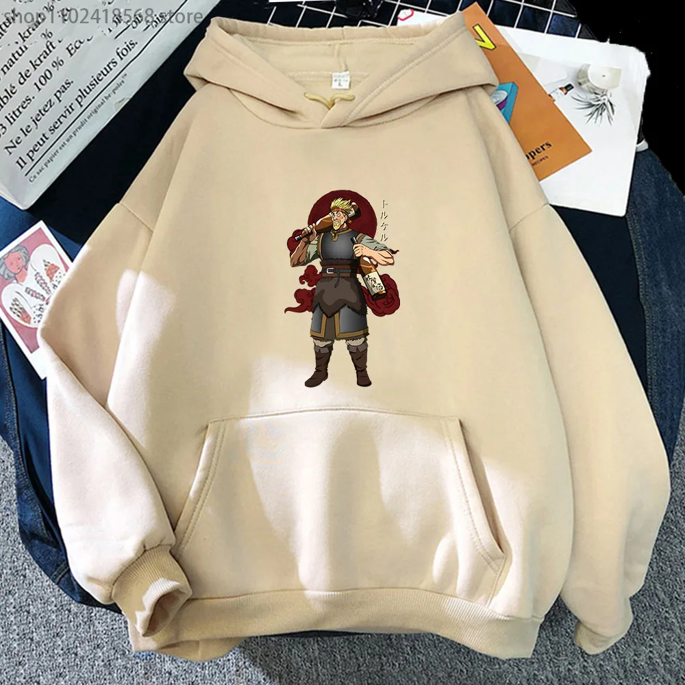 

Japanese Anime Thorkell Hoodies Men Manga Comic Vinland Saga Graphic Sweatshirt Men Askeladd Casual Spring Autumn Women Clothes