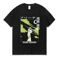 kisuke urahara bleach t shirt 100 pure cotton ichigo kurosaki bleach kisuke urahara aizen tokyo revengers print t shirt men new