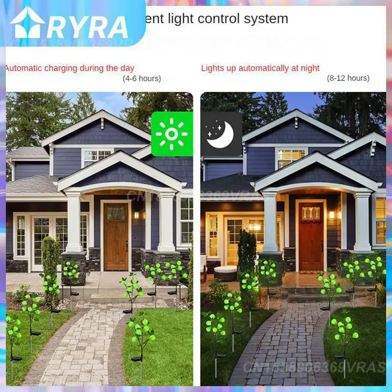 

Декоративное освещение, интеллектуальное управление яркостью, садовые декоративные Ландшафтные огни, идеальное солнечное персиковое дере...