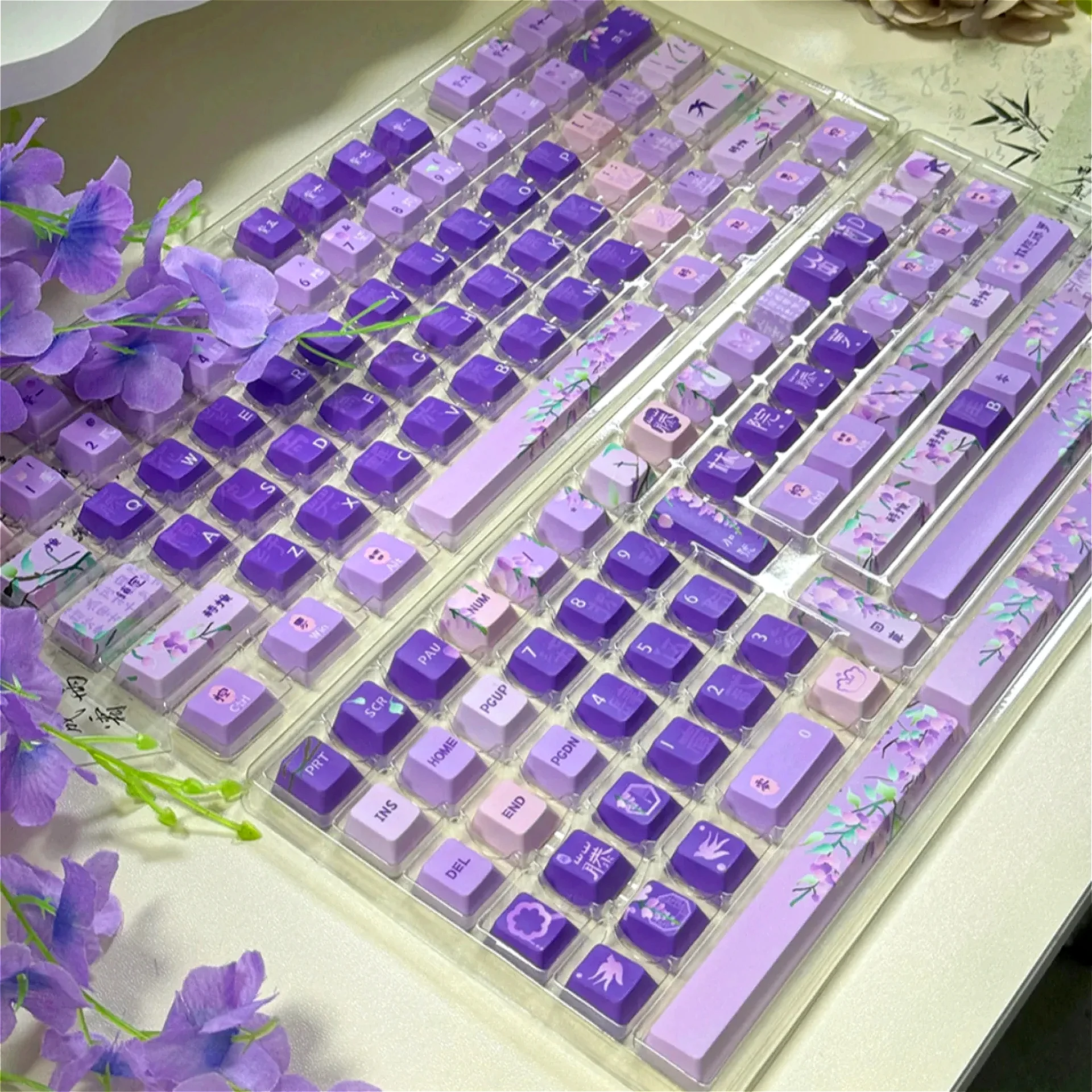 Набор ключей для механической клавиатуры 140 клавиш 60/84/98/108