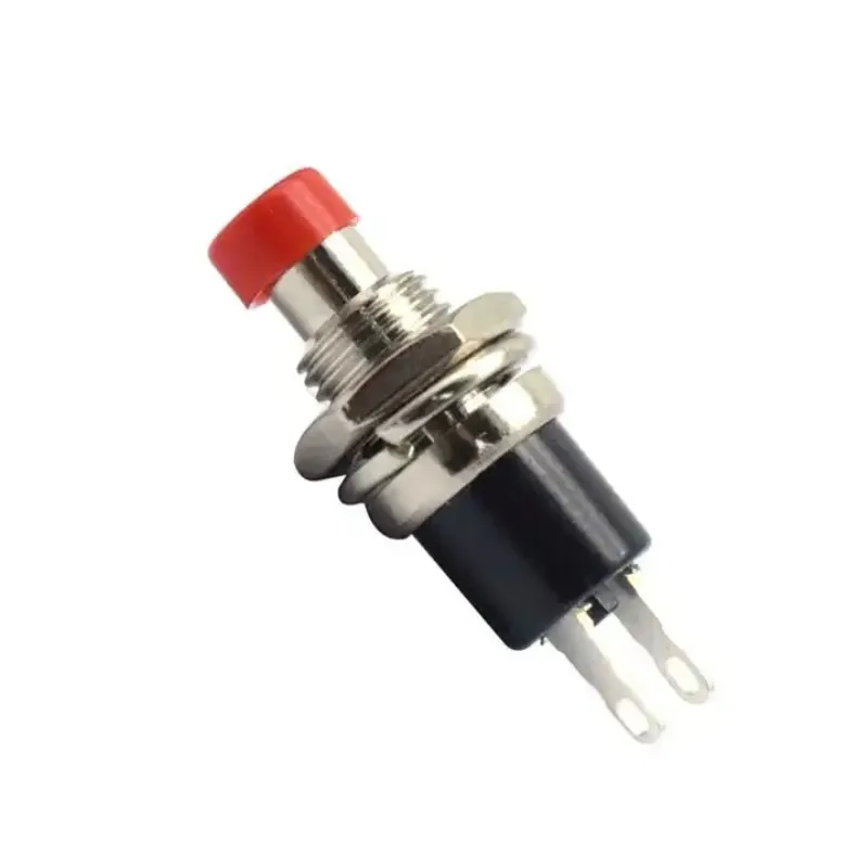 

Customizable miniature momentary button metal switch to press the red cap lower switch to press the close switch