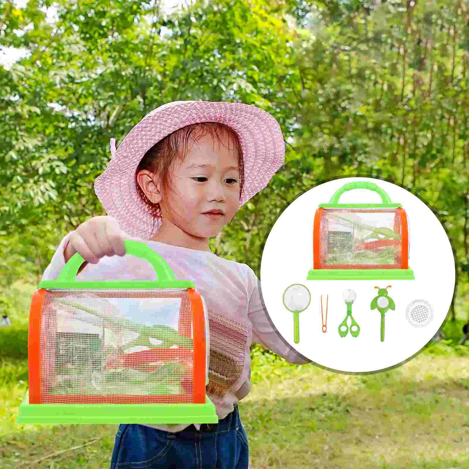 

Bug Kit Insect Catcher Toy Box Critter Observation Exploration Science Catching Kids Setcontainer Outdoor Collection Case Nature