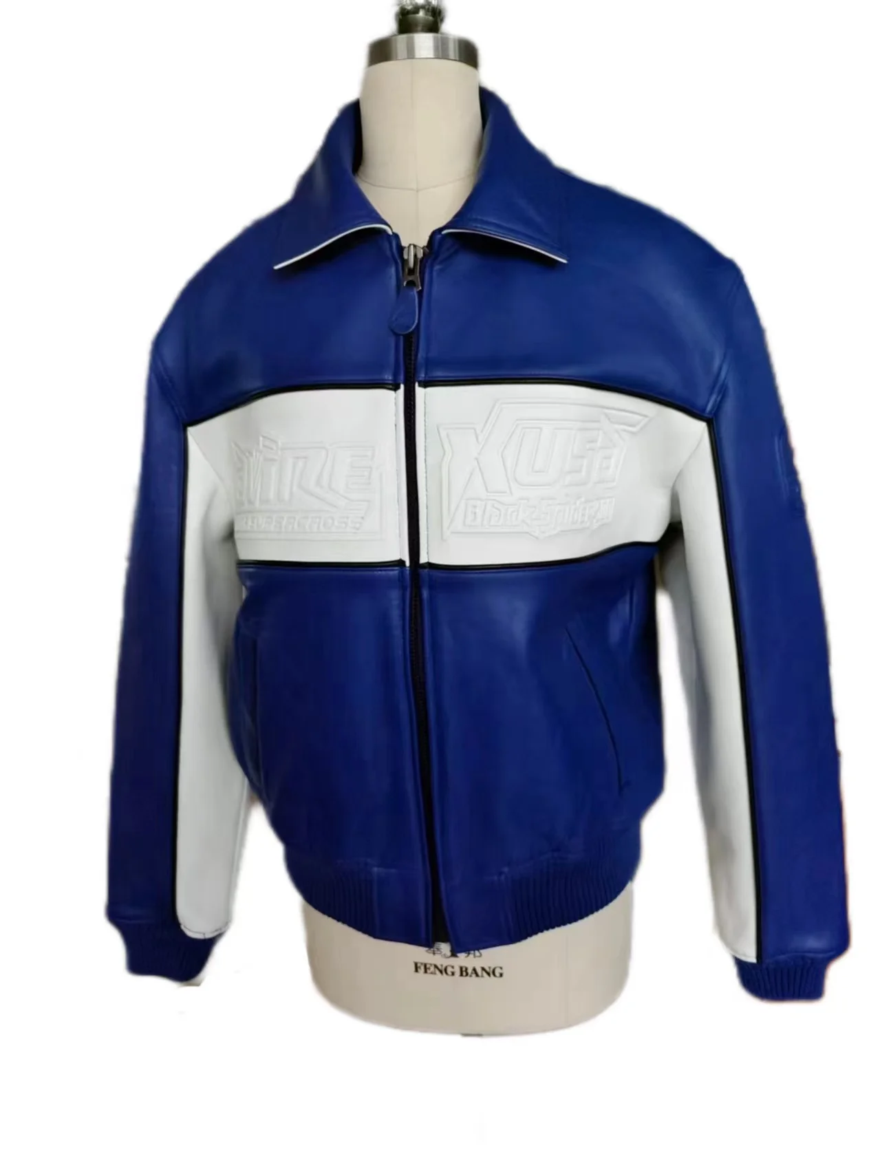 Мужская классическая кожаная куртка AVIREX летная из натуральной овечьей шкуры с