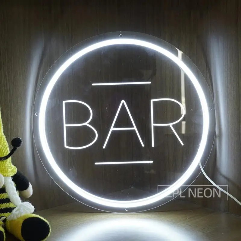 Bar Neon Sign Light Led Night Light 3D Engraving Neon Light Led Sign Custom Bar Decor Cafe Led Neon Christmas Decor Restaurant