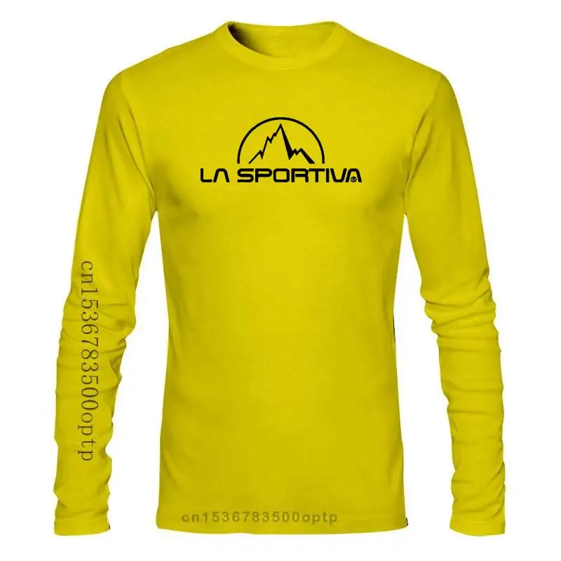 

Мужская одежда, новая футболка La Sportiva, Мужская брендовая модная футболка, летняя хлопковая футболка с длинным рукавом, мужские футболки, муж...