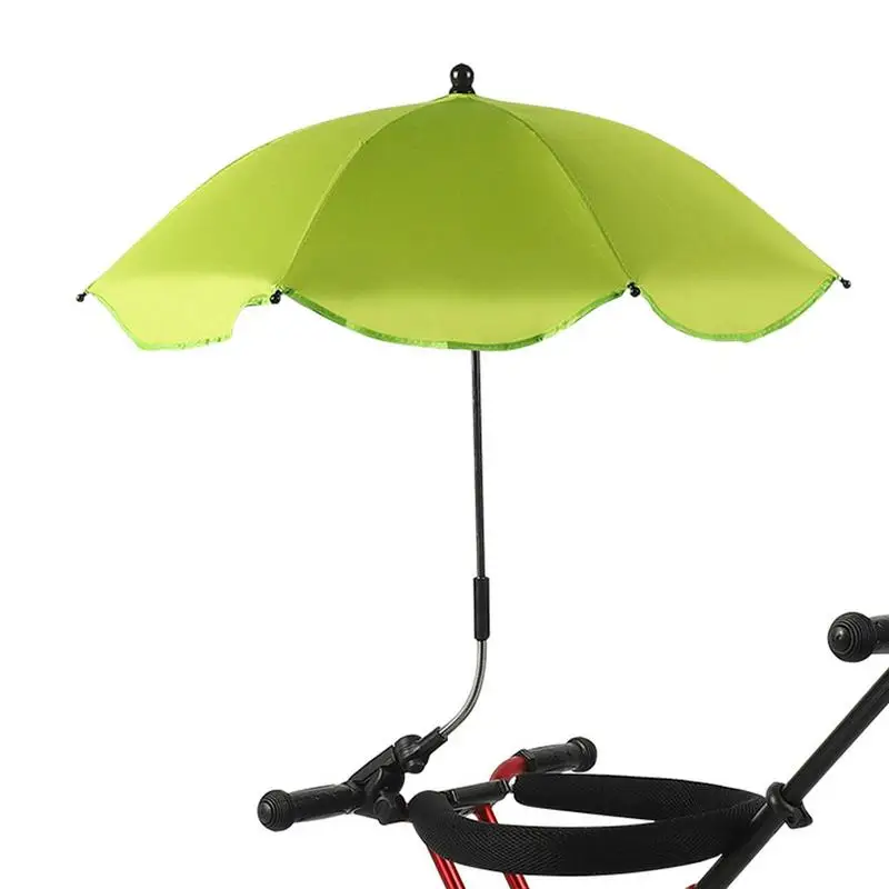 Parasol For Toddler Trolley Uv Protection Clip On Umbrella Stroller For Beach