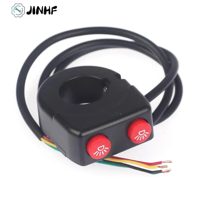 

Motorcycle Handlebar Switches 22mm Spot Fog Headlight Switch On Off Button