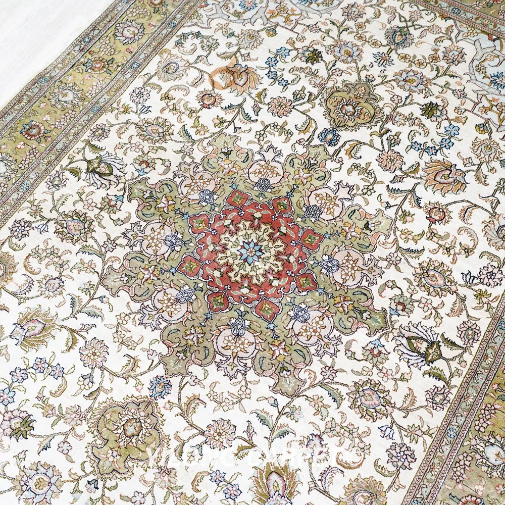 Рисунок 4 - 122x183 см персидский традиционный шелковый ковер