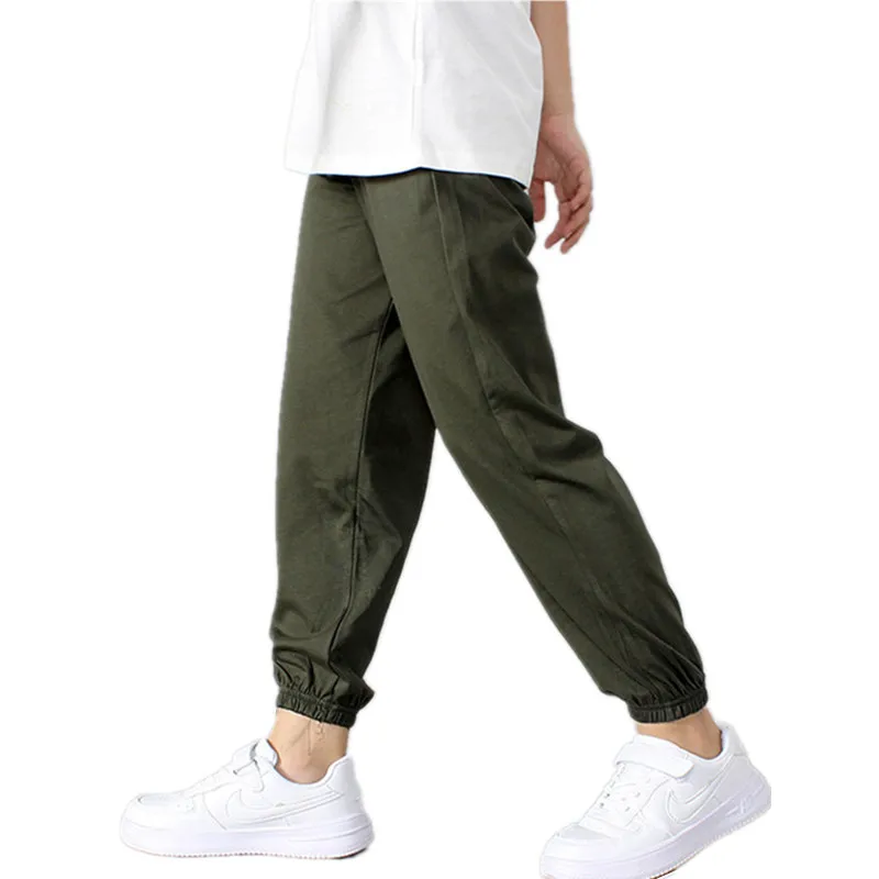 

Children's Sports Pants Spring/Summer Kids Loose Trousers For Teen Boy Girl Age 6 8 10 12 14 Years Anti Mosquito Pant LC401