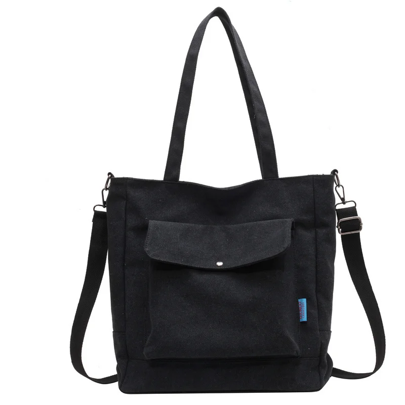 

Женские холщовые сумки через плечо в стиле ретро, дизайнерские простые женские сумки большой вместимости, 2023, универсальные женские сумки