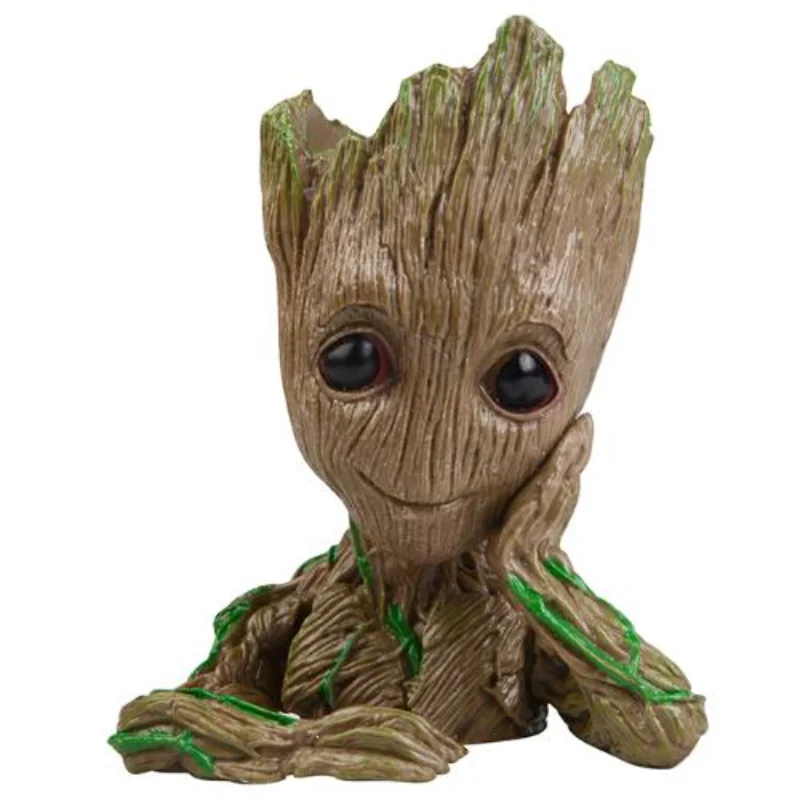 

Marvel animation peripheral cool cartoon tree figure Groot hand-made model creative exquisite pen holder holiday gift wholesale