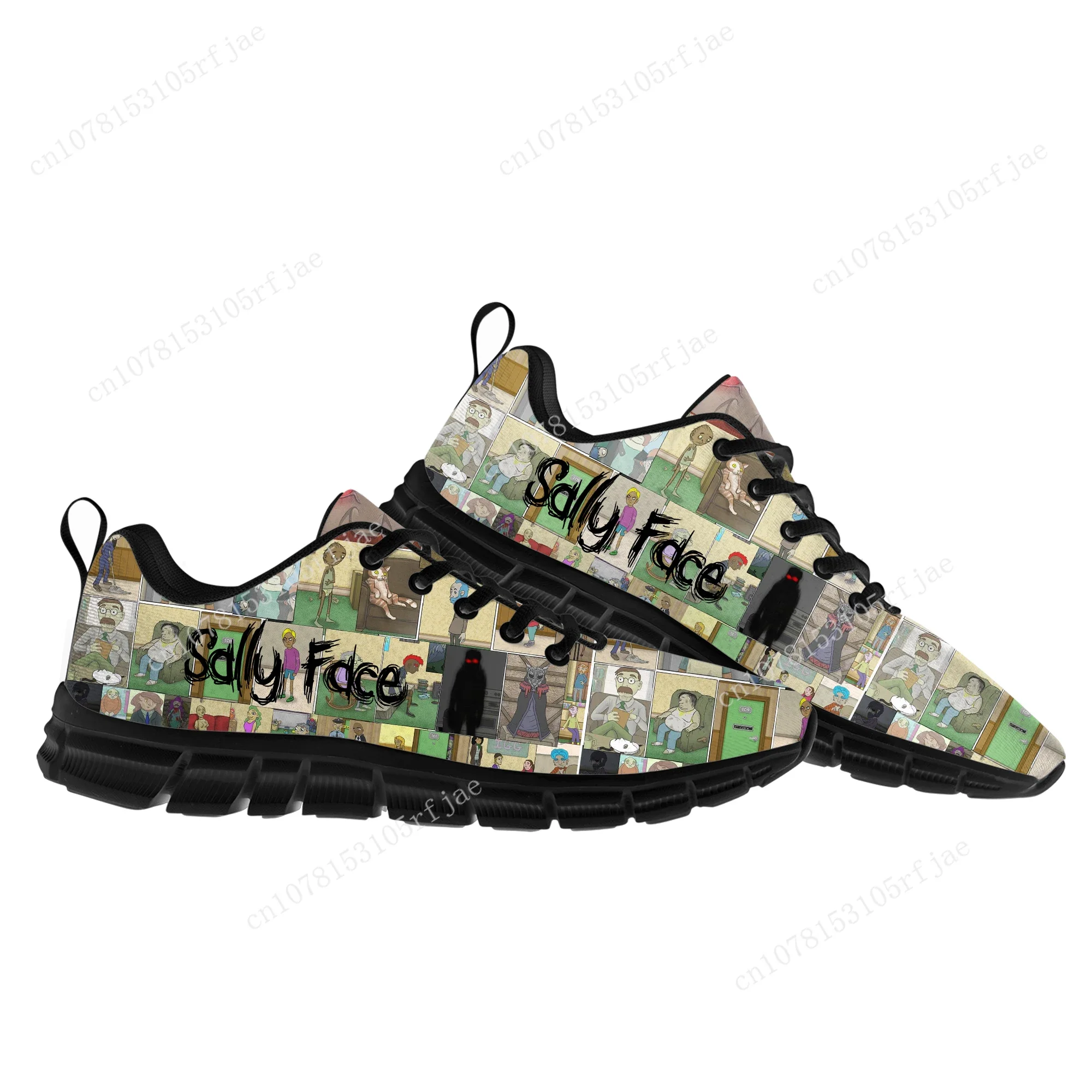 Кроссовки унисекс спортивные с мультяшным принтом