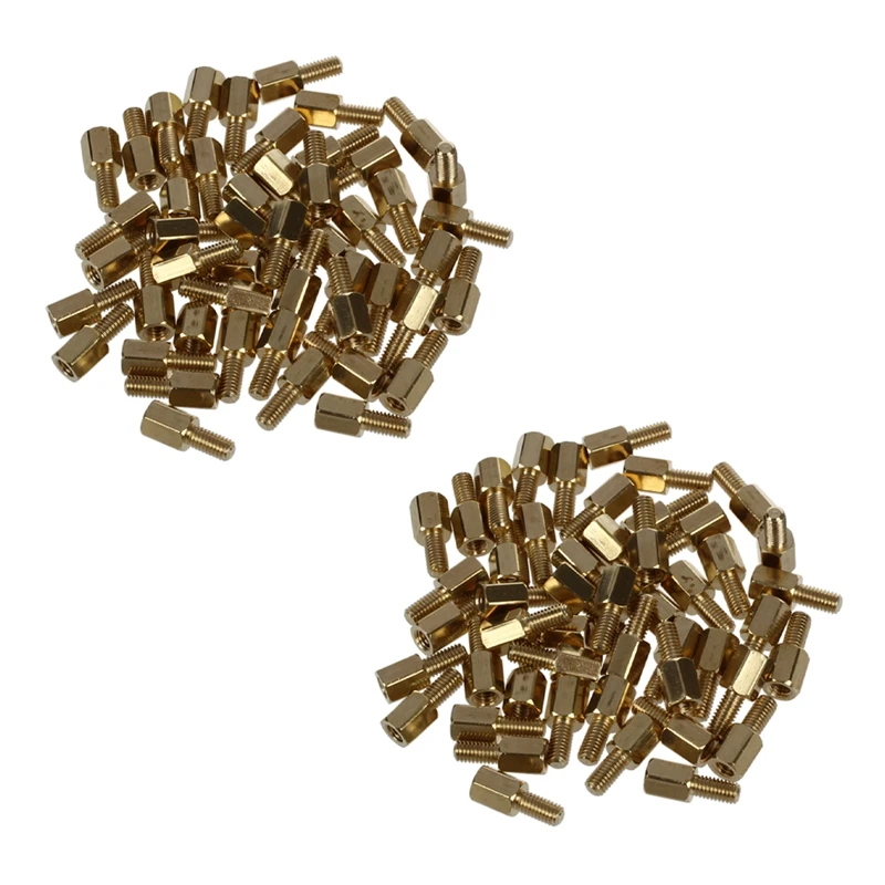 

100 Pcs M3 Male X M3 Female Hex Head PCB Standoffs Spacers 12Mm Length