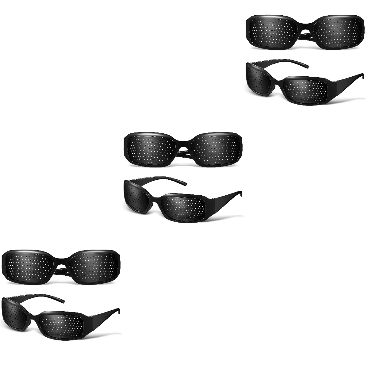 

6 Correction Glasses Pinhole Eye Glasses Pinhole Eyeglasses Eyes Care Tool