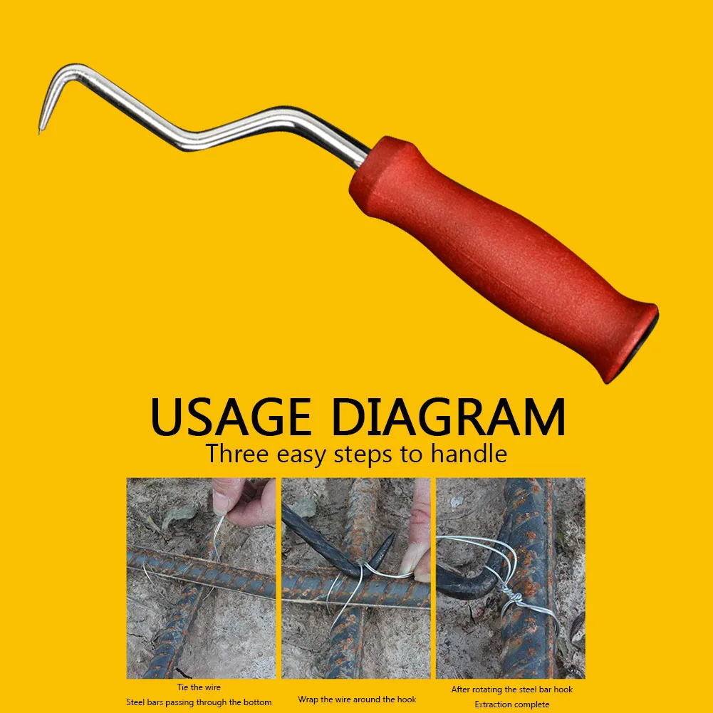 

Semi-Automatic Rebar Tie Wire Twister Non-Slip Rebar Wire Twister High Hardness Rebar Tie Wire Twisting Tool Durable Fence Tool