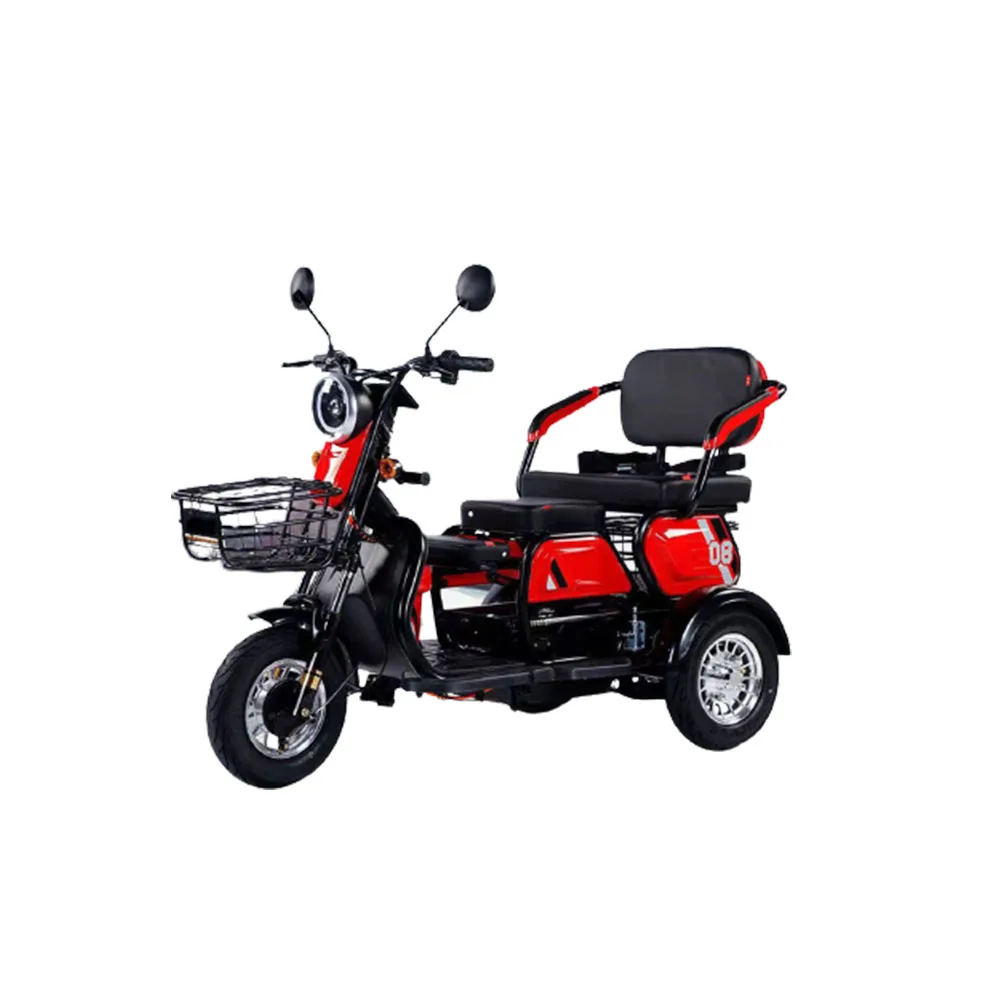 48/60/72 Volts 15/25/35a Electric Trike Household Tricycle Leisure Travel Pick Up Kids Unisex Explosion-Proof Lithium