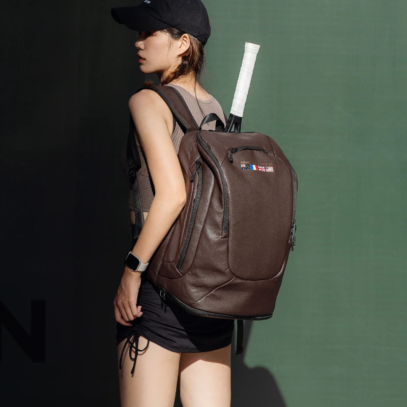 Greatspeed Tennis Racket Backpack Large Capacity with Shoe Compoment Tennis Badminton Bag Travel Business Backpack