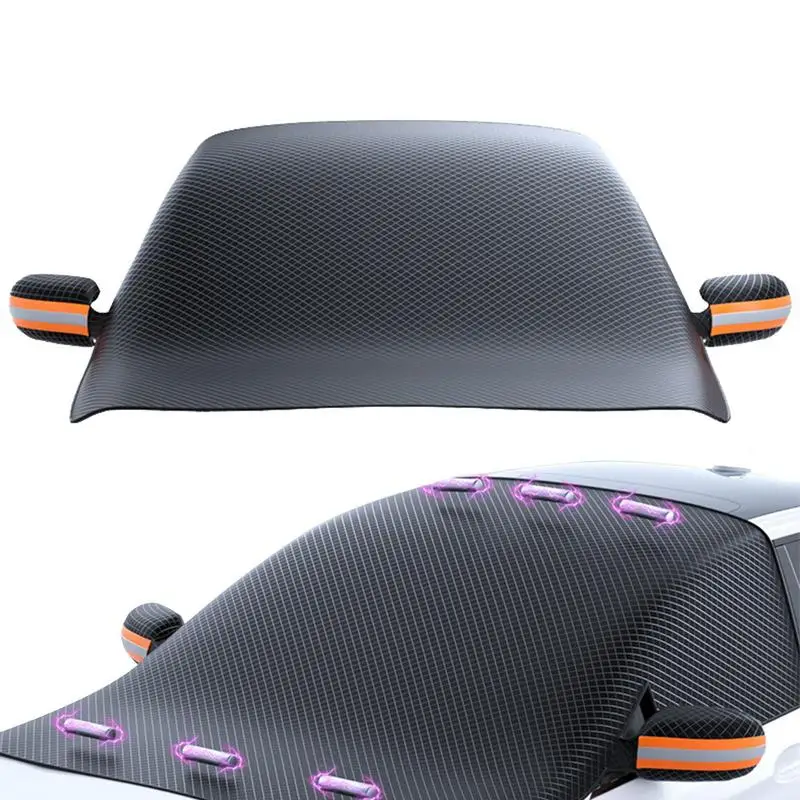 

Car Windshield Sun Shade Cover Snow Sun Shade Waterproof Protector Portable Magnetic Automobile Front Windscreen Covers