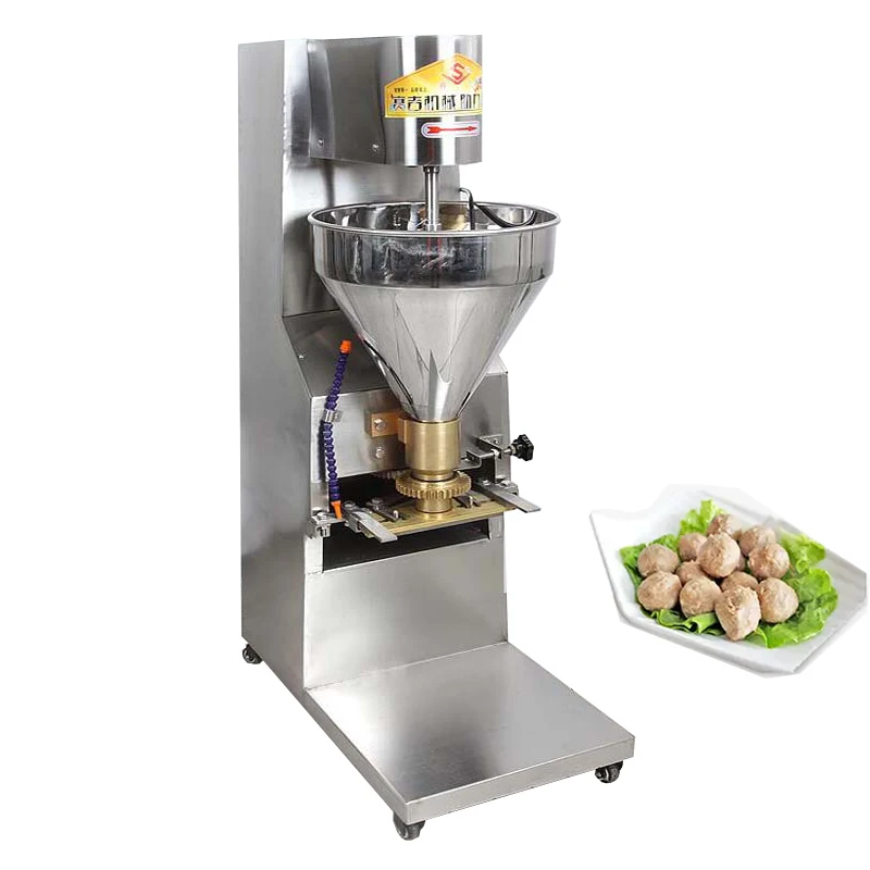 

Изготовитель Meatball, нержавеющая сталь, 1100 Вт, электрическая машина для производства говядины, курицы, рыбы, фрикциона, формовочная машина 220 В