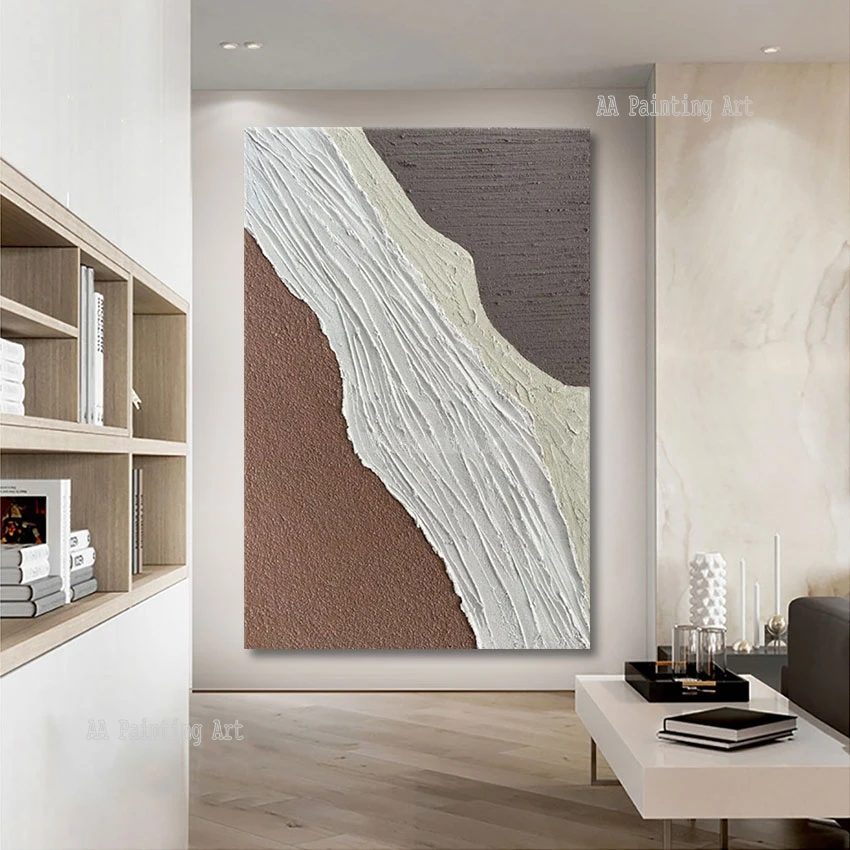 Толстый объемный акриловый нож с текстурой масляная живопись Настенная Картина