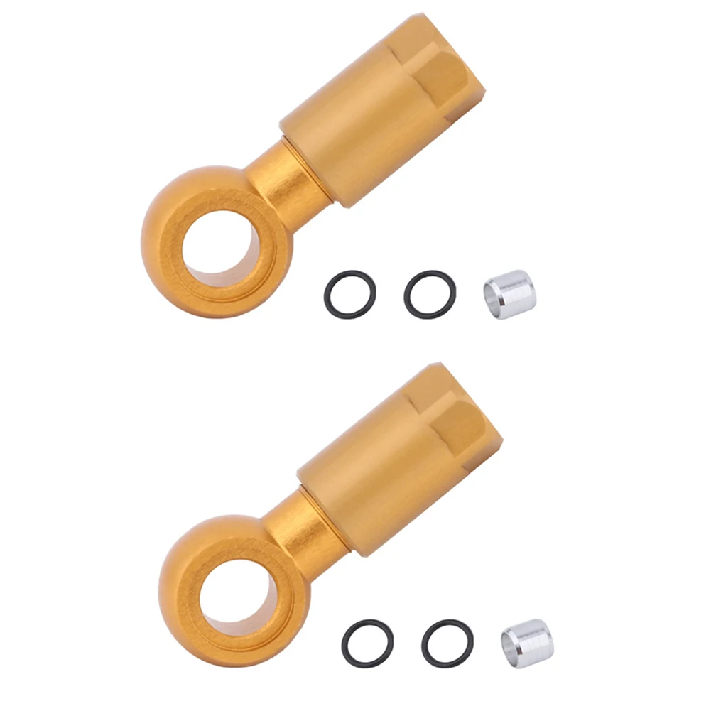 

Garden Indoor Olive Connector Adapter 1 Pc About 8g Accessories Aluminum Alloy Bicycle Bike Replacement Brake Hose