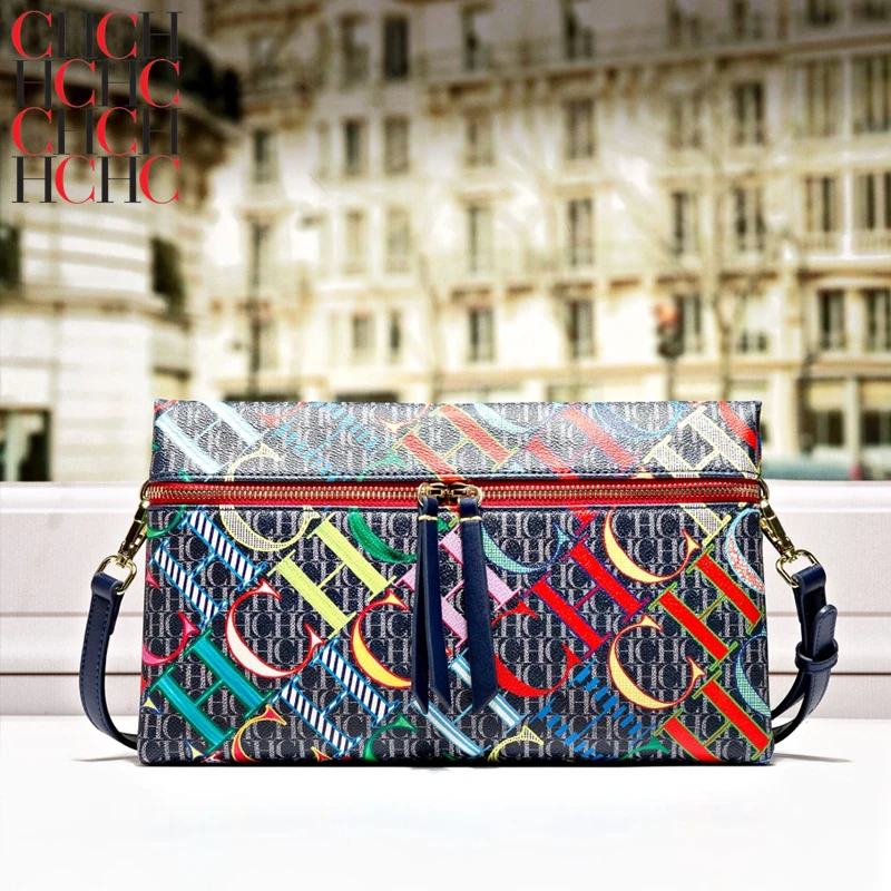 

Infinite Charm Ladies CHCH HCHC Envelope Bag 2022 New Luxury Brand Famous Designer 100% Genuine Leather Fashion Clutch