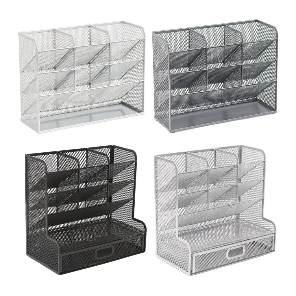 

Multi-Functional Pen Organizer, Makeup Organizer Cosmetic Storage Case Display Boxes Desktop Storage Box for Office Paper Clips