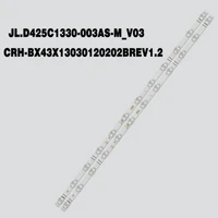 led backlight strip 12lamp for hisense 43h4000gm 43h4030f3 jl d425c1330 003as m_v03 crh bx43x13030120202brev1 2 800mm
