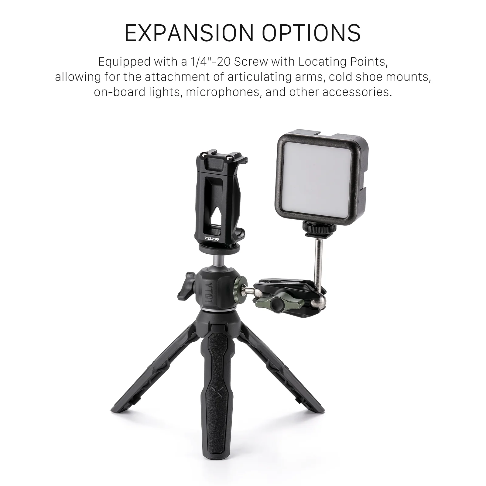 TILTA TT-VT01 Выдвижной штатив для видеоблогов (1 кг) Настольный монопод Tripe Мини-штатив