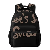 casual new simple women backpack for teenage travel shoulder bag christmas decoration character