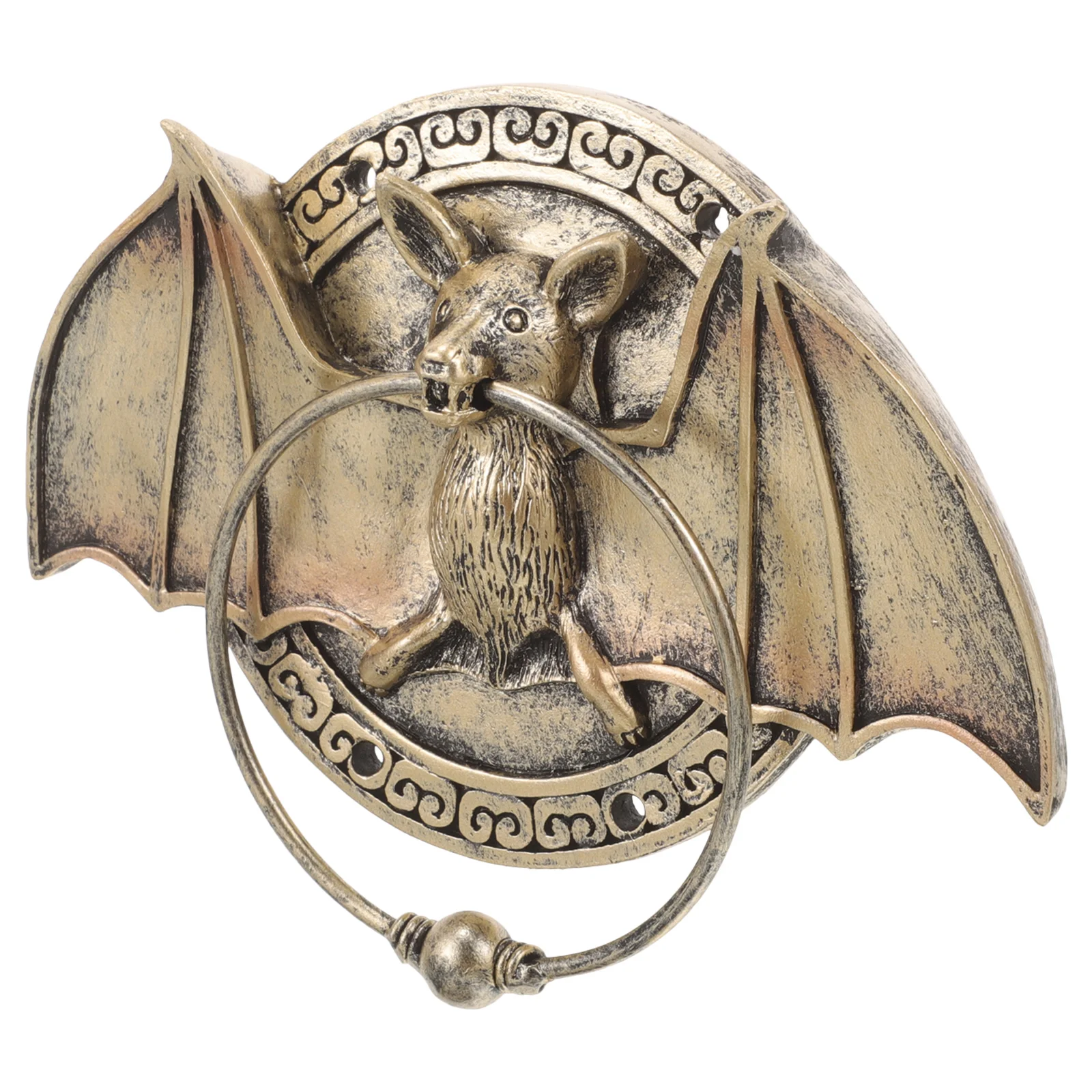 

Door Knocker Bat Shape Door Handle Knocker Front Door Knocker Antique Door Decor
