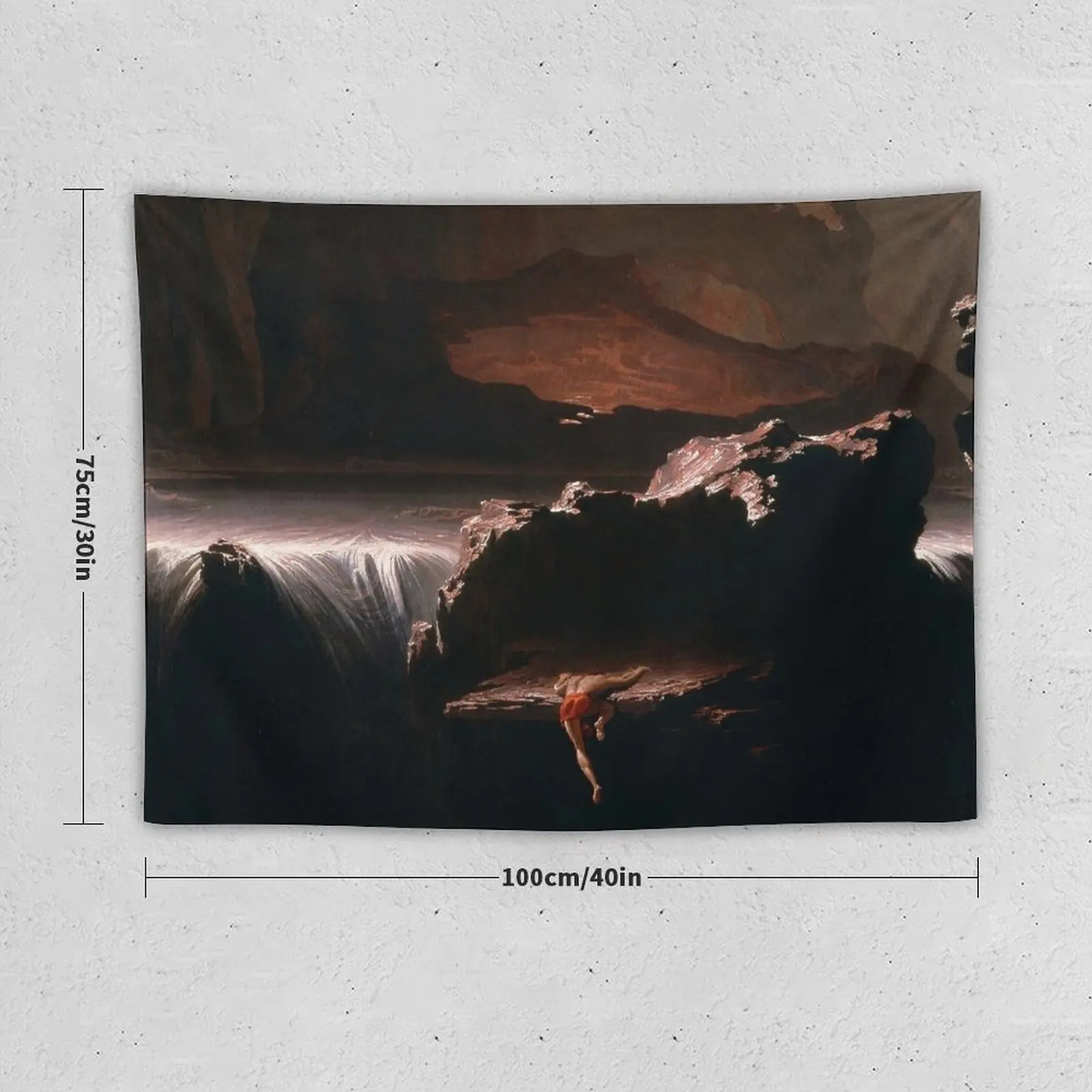 Сатак в поисках воды Oblivion гобелен Джона Мартина уличный декор эстетическое