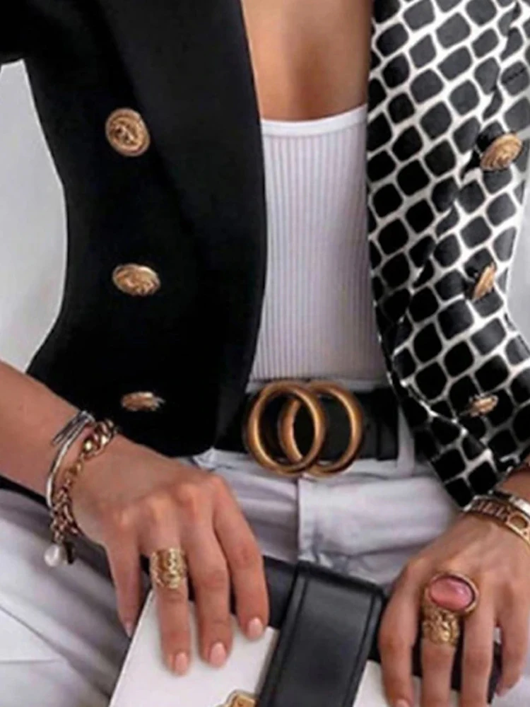 Button Ladies Blazer Woman 2023 Work Suit Women's Jacket Female Office Lady Formal Women Blazers and Jackets Female Blazer Femme