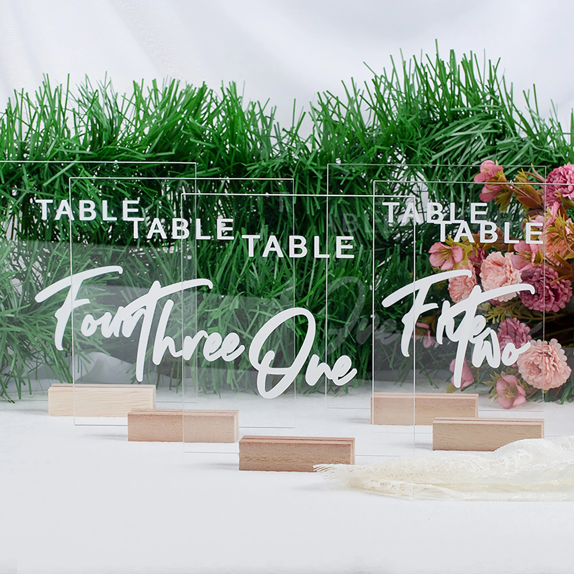 

Reserved Acrylic Wedding Table Sign,Wedding Acrylic Table Signs,Painted Table Numbers,Acrylic Modern Calligraphy Table Numbers