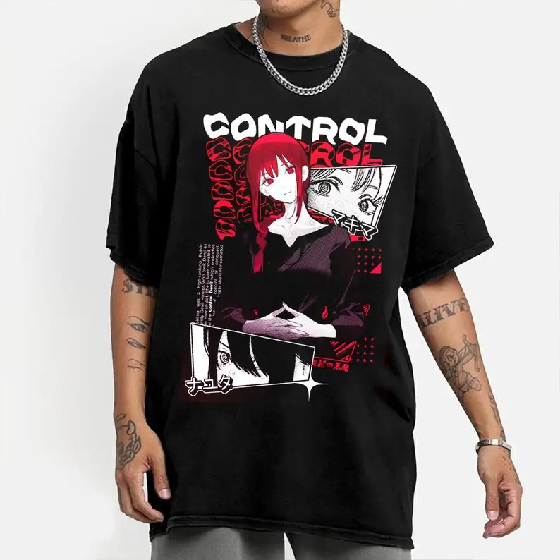 Makima The Control Devil Hell Denji Gift унисекс Одежда