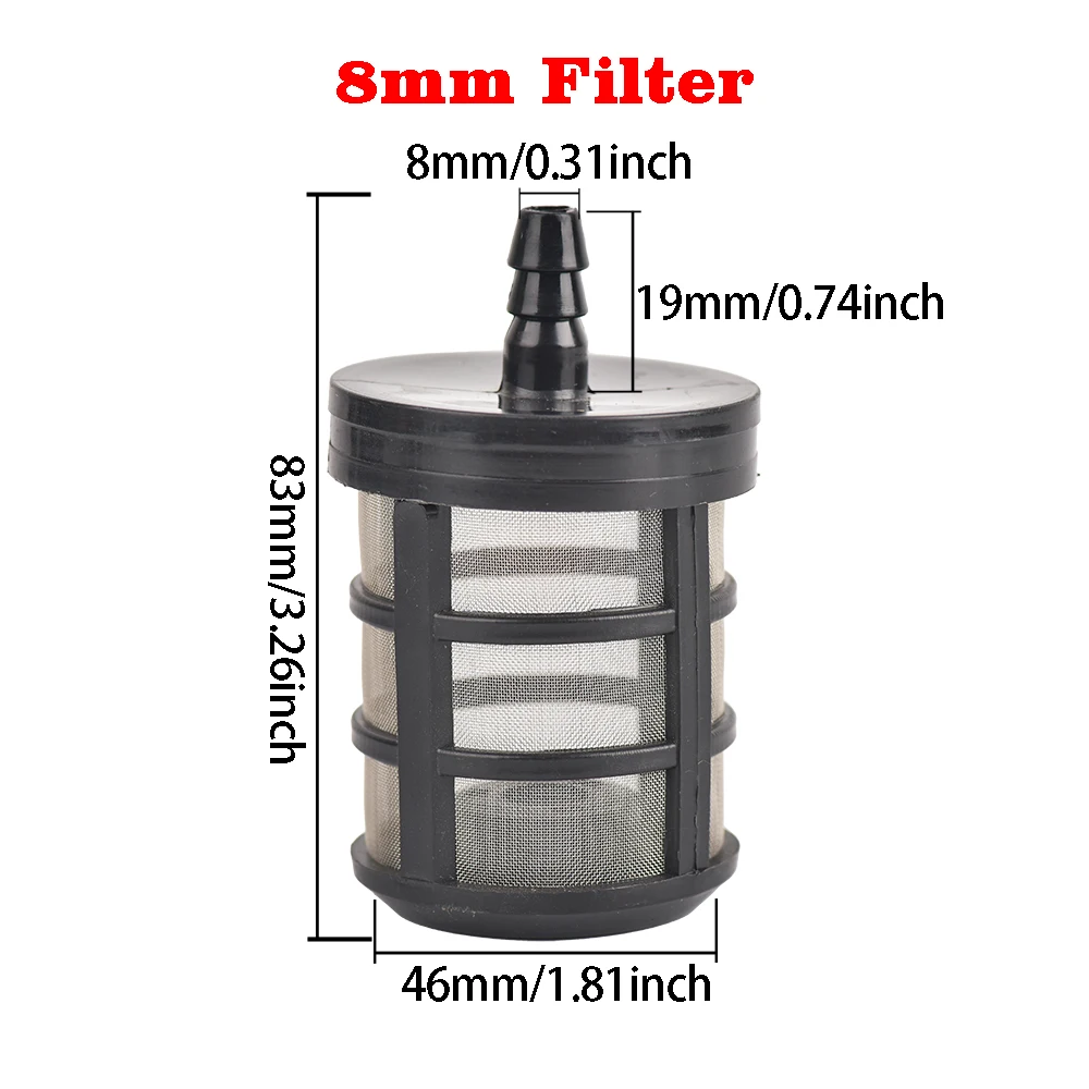 

Пластиковый шланг фильтр 8/10/12/13 мм