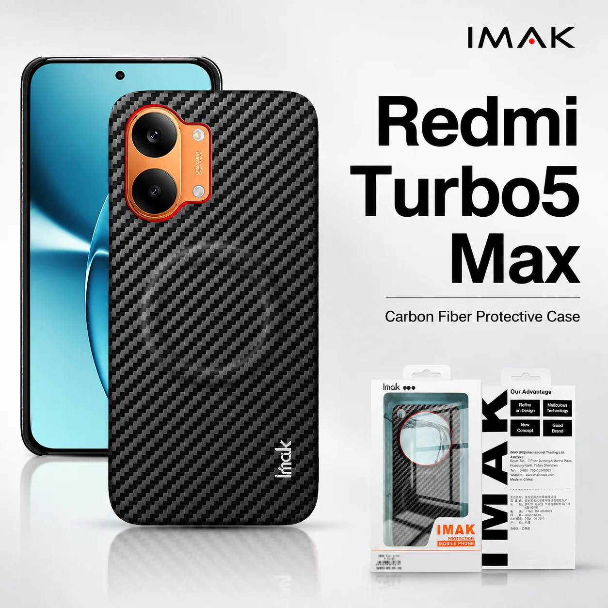 Фото Чехол для POCO X8 Pro Max 5G, жесткая задняя крышка из поликарбоната, ударопрочная, с магнитной беспроводной зарядкой, CA0024 №1
