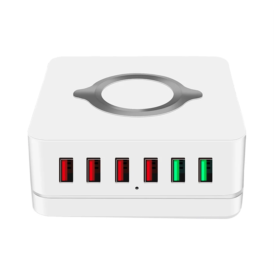 Зарядная Станция PzzPss с 6 USB-портами 72 Вт 10 |