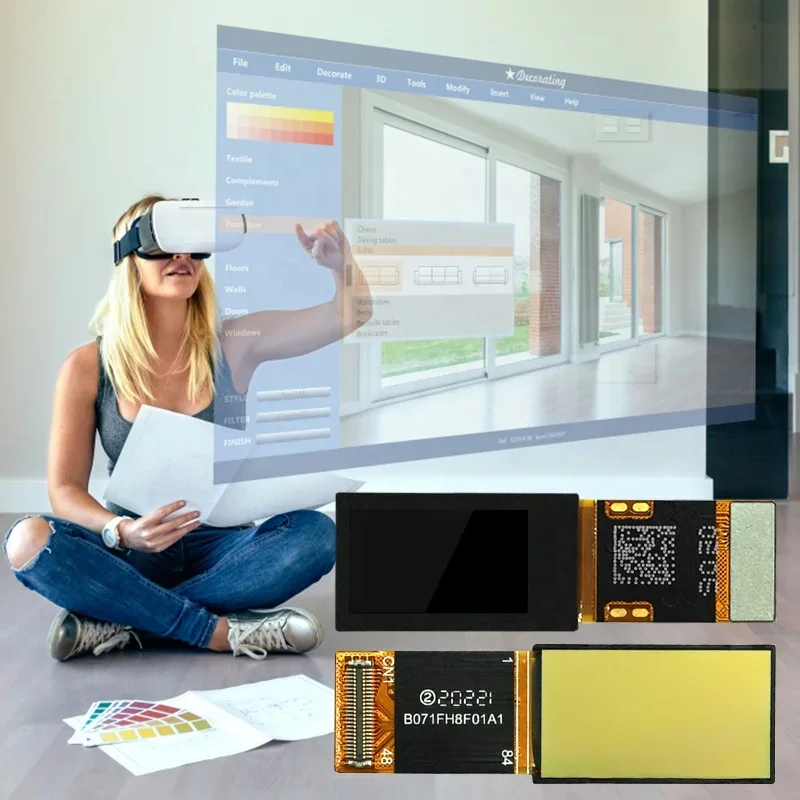 Микродисплей Rjoytek AR VR 0 71 дюйма 38 39 OLED/LCOS