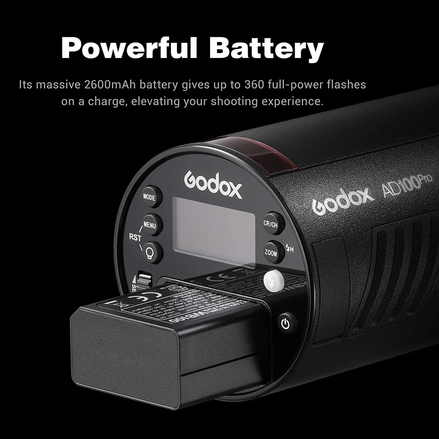 Внешняя вспышка Godox AD100pro 100Ws Беспроводная 2 4 ГГц X AD100 PRO карманная для Sony Nikon Canon