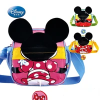 disney coin purse cute cartoon mickey mouse personality boys and girls messenger bag portable childrens hand held shoulder bag
