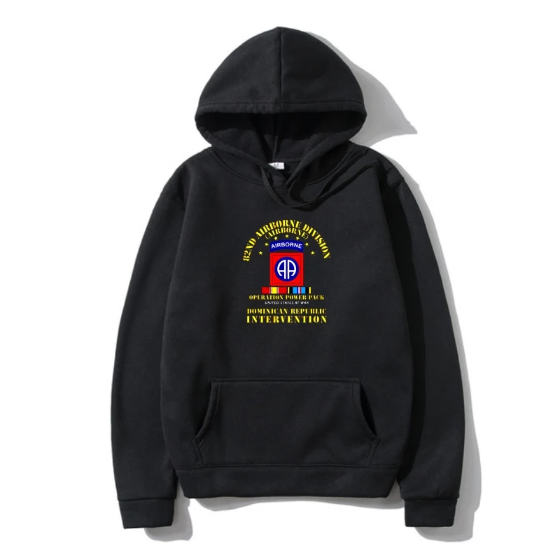 

Мужская верхняя одежда Power Pack 82nd airdivision w Svc ленты sweatshir женская мужская верхняя одежда