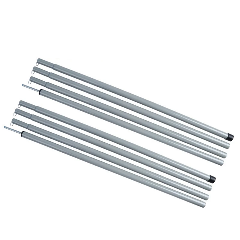 

Adjustable Tarp Poles Aluminum Alloy Awning Support Pole Lightweight Support Rods For Camping Awning Rod Holder